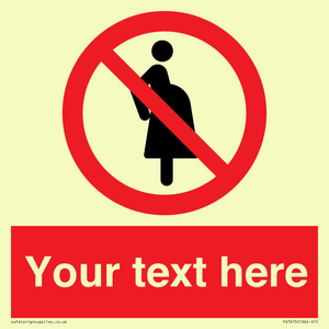 Custom prohibition not for pregnant women